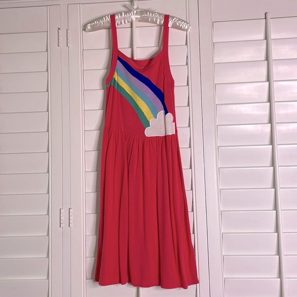 Stunning BRAND NEW rainbow girls MiniBoden dress size 11-12Y